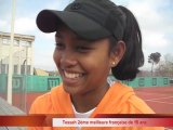Tennis ITF Junior :  Interview Tessah Andrianjafitrimo  N°2 France 15 ans, Tennis Fire Association