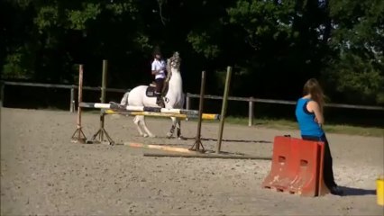 Laurie et Roberto séance de saut