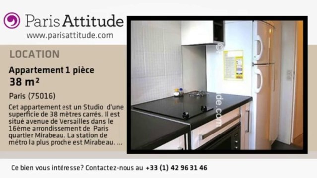 Appartement Studio à louer - Mirabeau, Paris - Ref. 4199