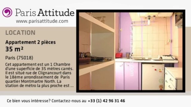Appartement 1 Chambre à louer - Jules Joffrin - Mairie du 18ème, Paris - Ref. 4885