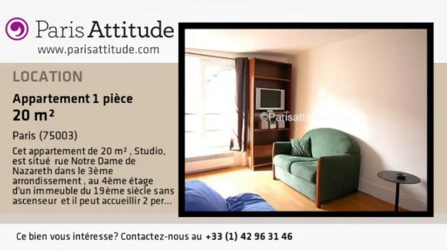 Appartement Studio à louer - Arts et Métier, Paris - Ref. 2624