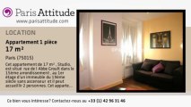 Appartement Studio à louer - Commerce, Paris - Ref. 6308