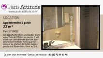 Appartement Studio à louer - Palais Royal, Paris - Ref. 2198