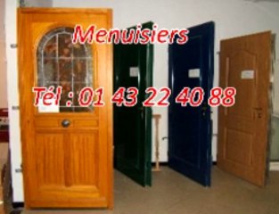 Menuisiers Tél : 01 43 22 40 88