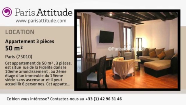 Appartement 2 Chambres à louer - Faubourg St Martin, Paris - Ref. 2868