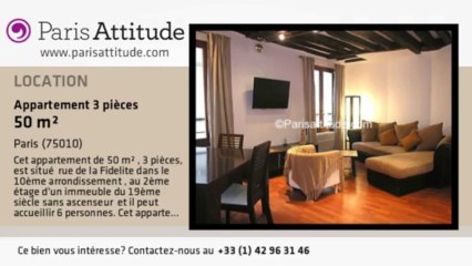 Appartement 2 Chambres à louer - Faubourg St Martin, Paris - Ref. 2868
