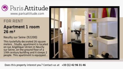 Studio Apartment for rent - Neuilly sur Seine, Neuilly sur Seine - Ref. 7336