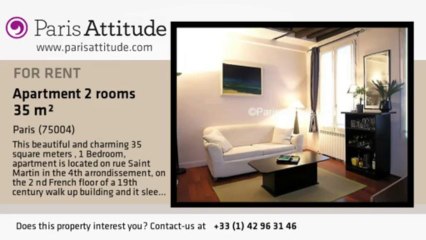 1 Bedroom Apartment for rent - Centre George Pompidou, Paris - Ref. 3418