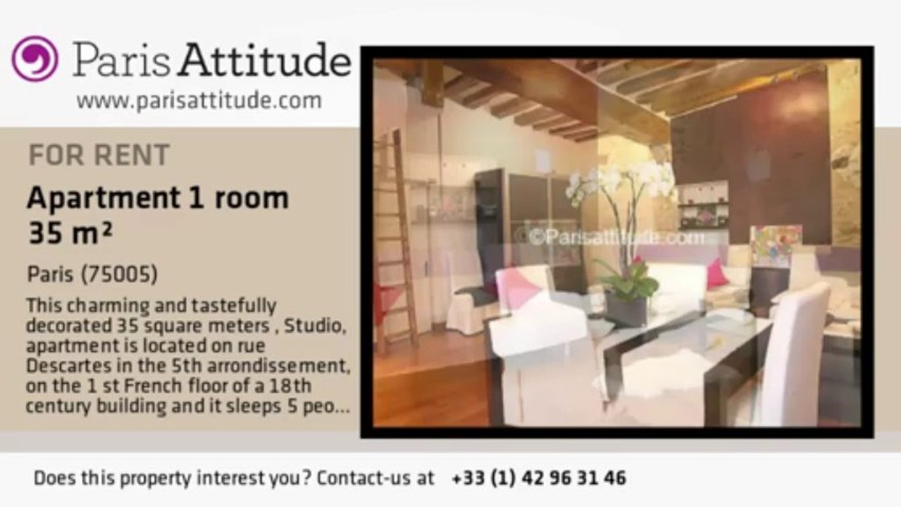 Studio Apartment for rent - Panthéon/Sorbonne, Paris - Ref. 8129