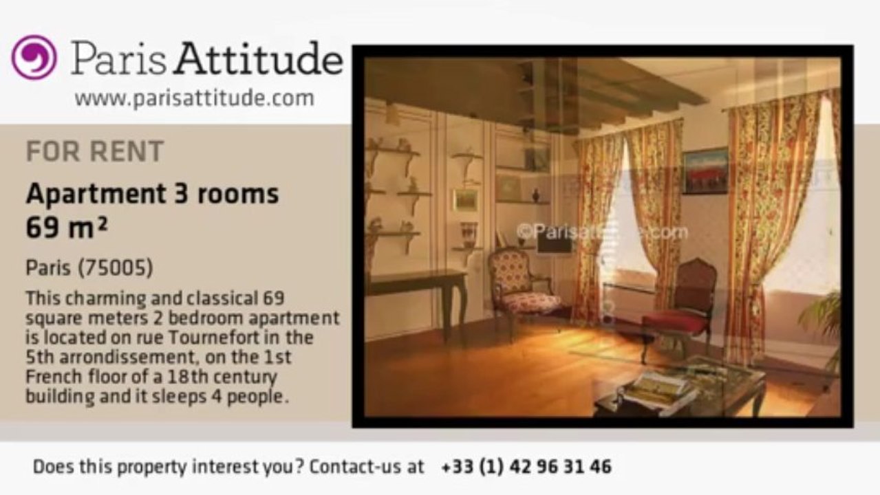 2 Bedroom Apartment for rent - Panthéon/Sorbonne, Paris - Ref. 1614