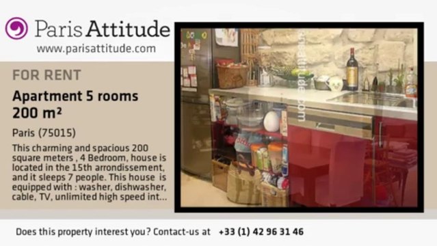 4 Bedroom Townhouse for rent - Pasteur, Paris - Ref. 6019
