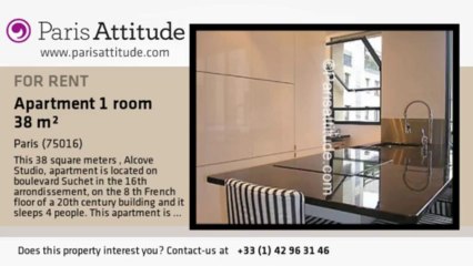 Alcove Studio Apartment for rent - Jasmin, Paris - Ref. 5187