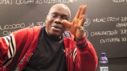 Mamadou Dioume fan of famous b-street