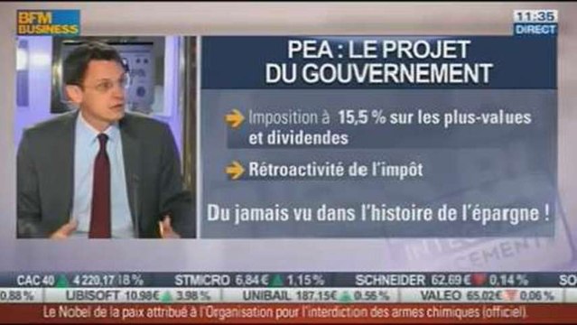 PEA, le projet de taxation est scandaleux: François Monnier, dans Intégrale Placements - 11/10