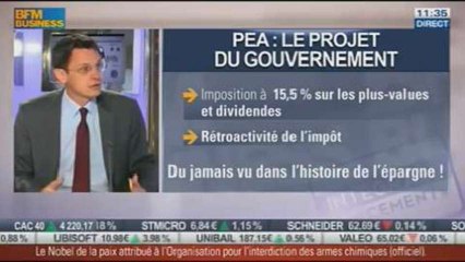 PEA, le projet de taxation est scandaleux: François Monnier, dans Intégrale Placements - 11/10