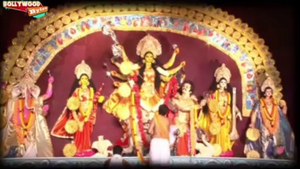 BANDRA DURGA POOJA JOIN BABA SIDDIQUI & SUSHMITA SEN
