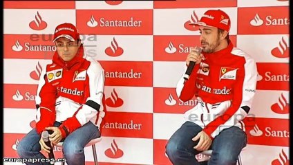 Alonso abatido por la muerte de María de Villota