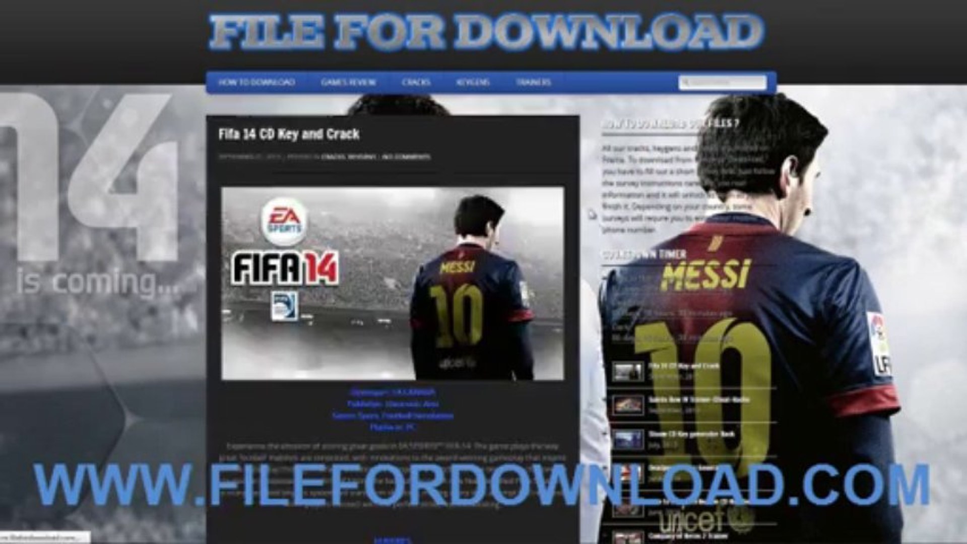 Get Fifa 14 cd key - product code - video Dailymotion