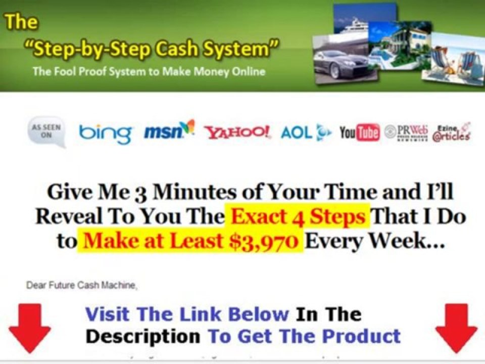 Step By Step Cash System Review + DISCOUNT + BONUS