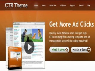 CTR Theme For Adsense   Top selling Adsense Theme™ Official Review + BONUS