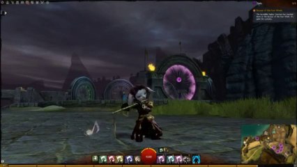 Guild Wars 2 - Rayti playing Hyrule Market Theme on Flute