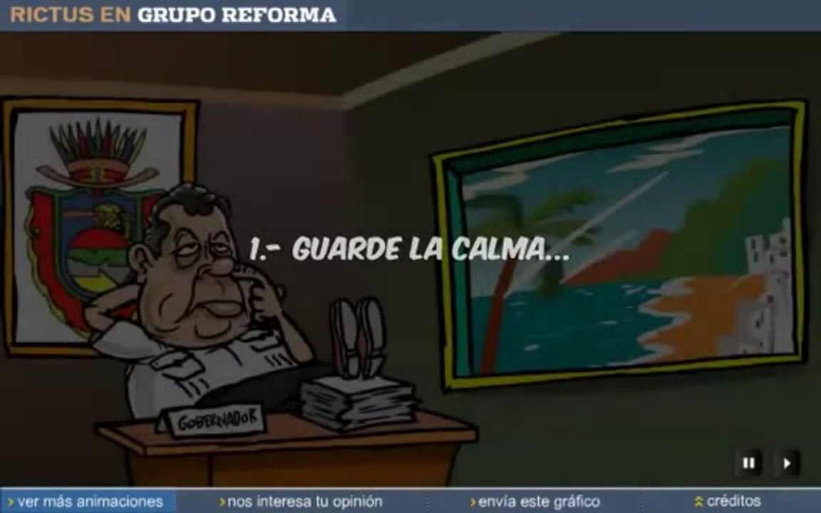 Que hacer en caso de desastre, según Ángel Aguirre Rivero