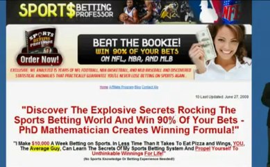 Sports Betting Professor Review Just The Facts