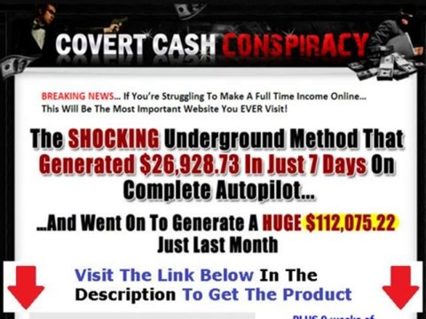Covert Cash Conspiracy Matt Benwell + DISCOUNT + BONUS