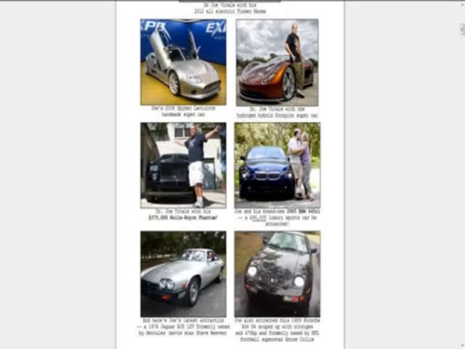 Attract A New Car! By Joe Vitale (DOWNLOAD)