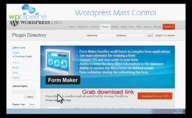 WP Pipeline Demo - Wordpress Mass Control