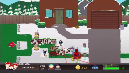 Xbox 360 - South Park - Let's Go Tower Defence Play - Level 1 - Stan's House