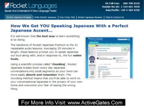 Rocket Japanese Languare Lessons