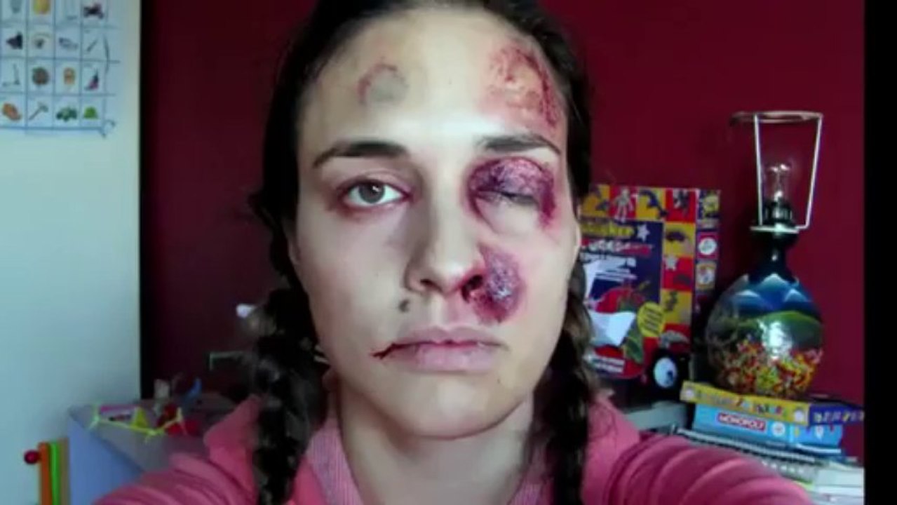 Mujer que se toma fotos todos los dias en su peor año 