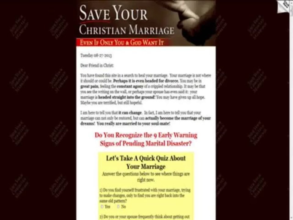 Save Your Christian Marriage..