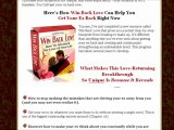 Win Back Love: How To Get Your Ex Back And Win Back The Love