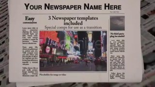 Advanced Newspaper Headlines - After Effects Template