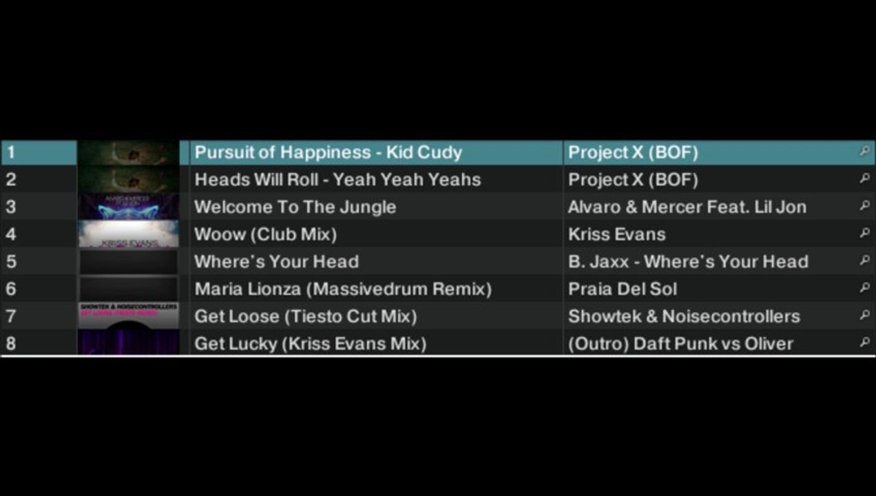 Set #6 Alvaro & Mercer / Kriss Evans / Basement Jaxx / Praia Del Sol / Showtek & Noisecontroller / Daft Punk
