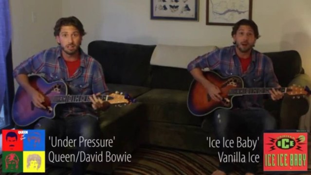 Worst ripped off songs!! Two guitars mashup: Eminem, Gaga, Bowie, Beatles, Fun, Simon & Garfunkel..