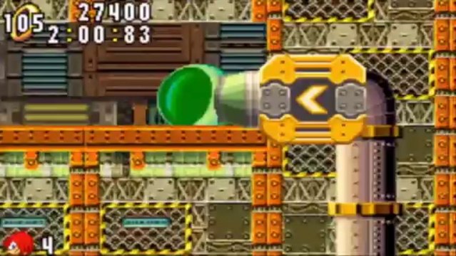 Sonic Advance - Knuckles : Secret Base Zone Act 2