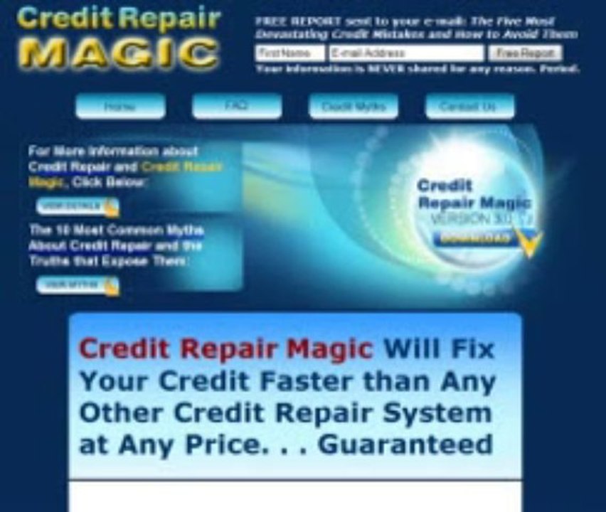 Credit Repair Magic Review + Bonus