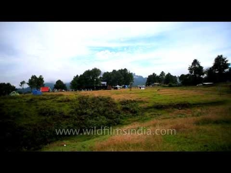 Ziro Music Festival Concert Venue: View from the Camp Ziro