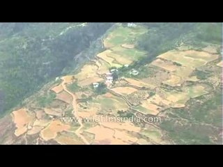 Aerial view of the capital of Nepal