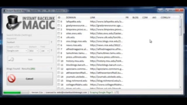 Instant Backlink Magic - Push Button For Unlimited Pr Backlinks (view mobile)