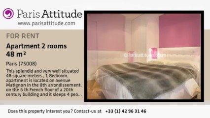 1 Bedroom Apartment for rent - Miromesnil, Paris - Ref. 7346