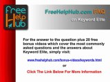 Can Keyword Elite 2.0 help me with Google Adwords? ANSWER