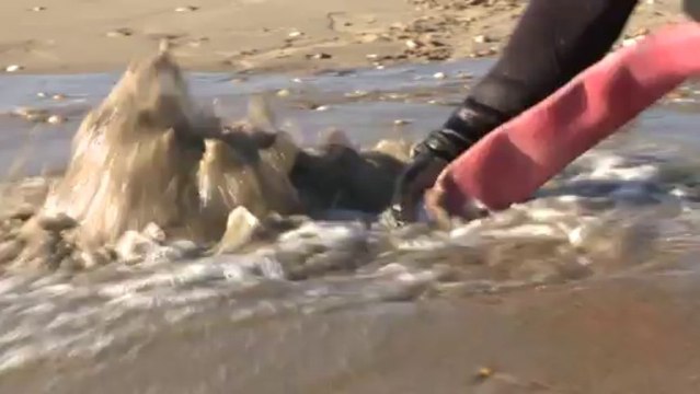Contre-minage à Sète par le Groupement des Plongeurs Démineurs