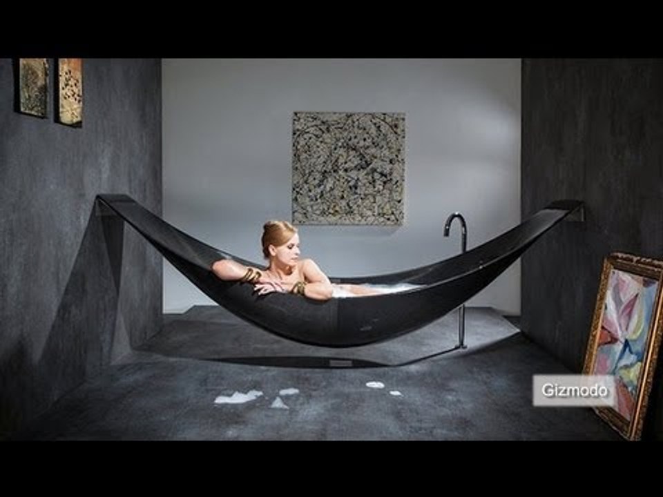 Carbon fiber hammock bathtub released in UK