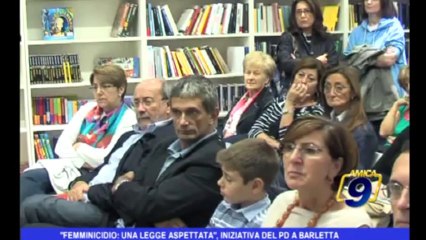"Femminicidio una legge aspettata", iniziativa del PD di Barletta