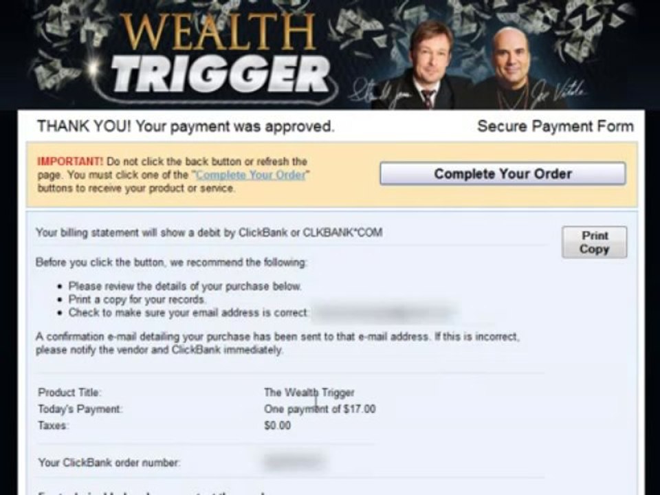 Wealth Trigger