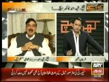 Khara Sach , Mubasher Lucman , 7th October 2013 , Shaikh Rasheed on Govt Performance , ARY News